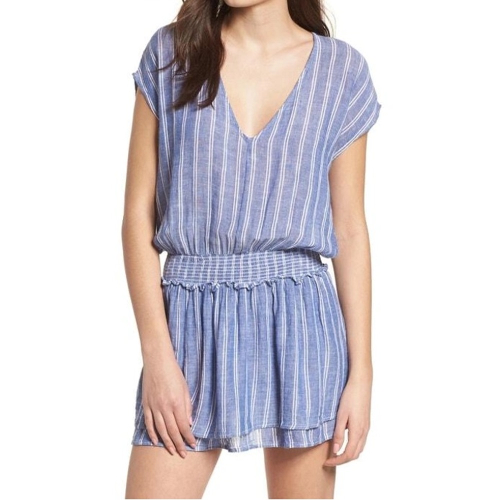 Rails Lucca Linen Blend Mini Dress
